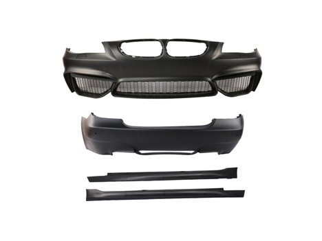BMW 5 SERISI E60 2003-2009 IÇIN UYUMLU M4 GÖRÜNÜM BODY KIT (ÖN-ARKA TAMPON-PANJUR-ÖN LIP)